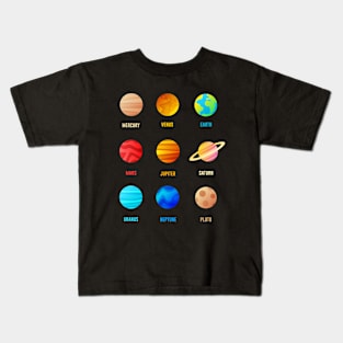 Solar system planets Kids T-Shirt